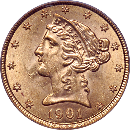 1886-S and 1901 PCGS MS-61 OGH.