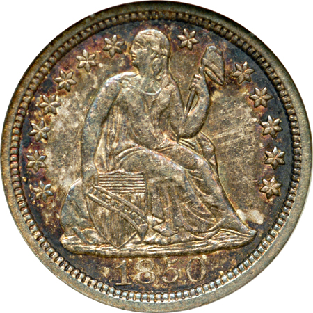 1850 NGC AU-58.