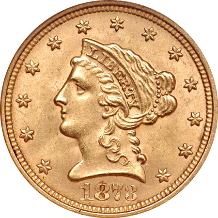 1873 Closed 3. NGC MS-63.