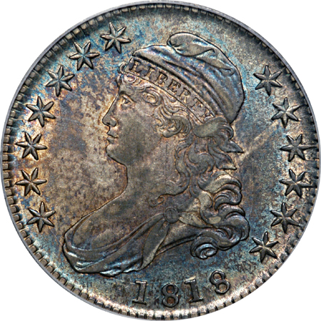 1818 O-109a PCGS AU-50.