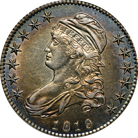 1819 O-107 ANACS AU-53.