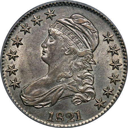 1821 O-105 PCGS AU-53.