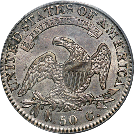 1821 O-105 PCGS AU-53.