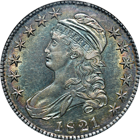 1821 O-107 ANACS AU-58.