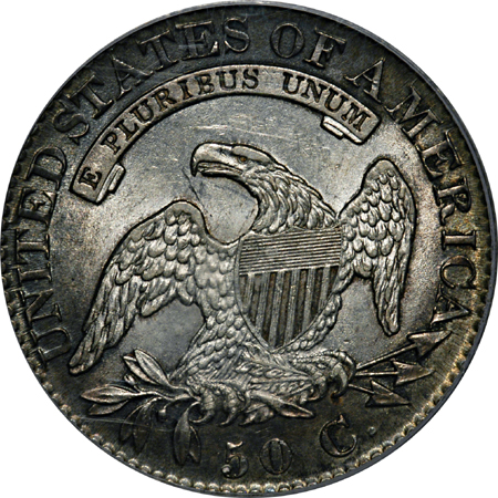 1826 O-117 PCGS AU-53 OGH.