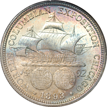 1893 Columbian. NGC MS-66.