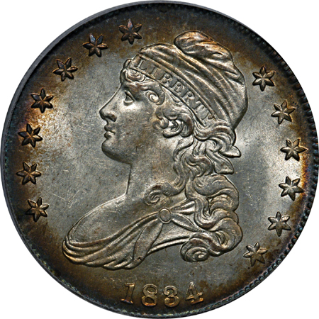 1834 O-111 Small Date, Small Letter PCGS MS-62.