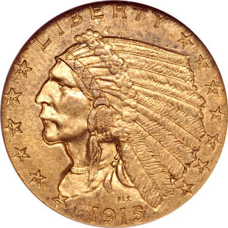 1915 NGC MS-62.