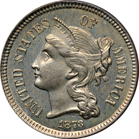 1873 PCGS PF-65.