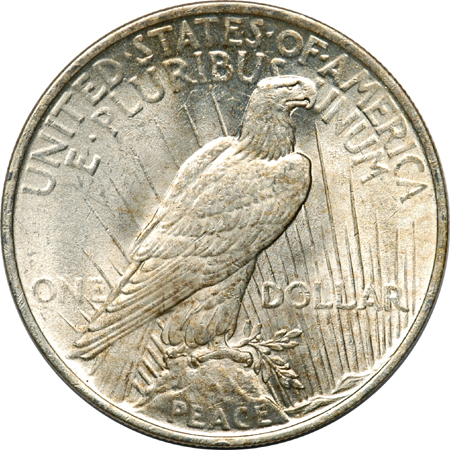 Roll of 1923 Peace Dollars.