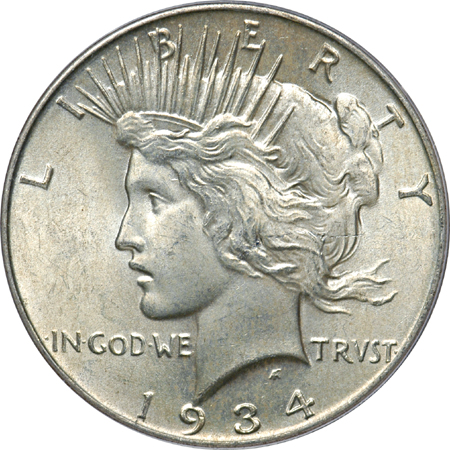 1934 PCGS MS-64.