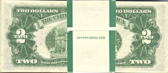 Pack of 1953 $2.00.  CHCU.