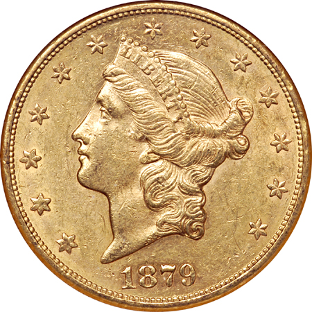 1879-S NGC AU-58.