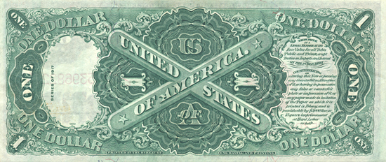 1917 $1.00.  AU.