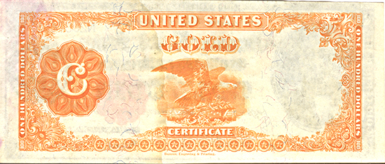 1922 $100.00.  CU.