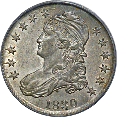 1830 Small 0, O-101, R-1. PCGS AU-55.