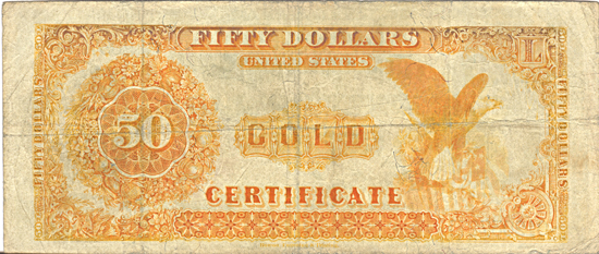 1882 $50.00.  F.