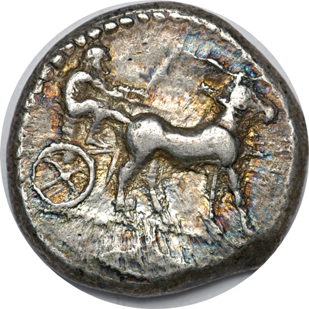 Tetradrachm of the Greek colony at Messina.