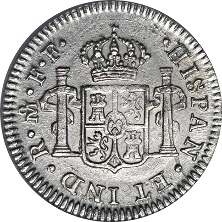 Six 1783 1/2 Reales, El Cazador Treasure. PCGS Prime Select.