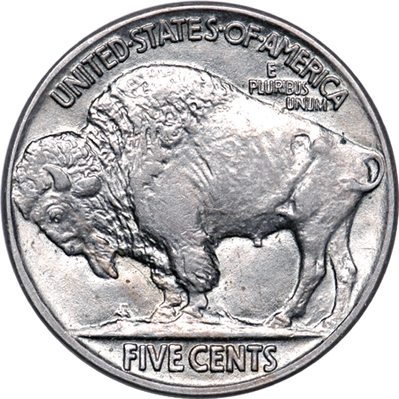 Five Buffalo Nickels.