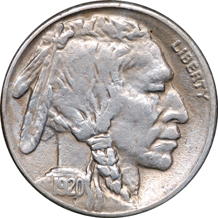 Eight Buffalo Nickels.