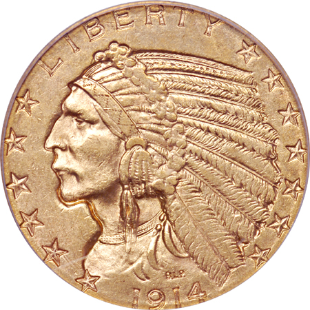 1914-S PCGS AU-58.