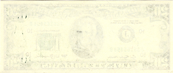 1977 $20, Blank Back GemCU.