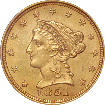 1851 PCGS MS-62.