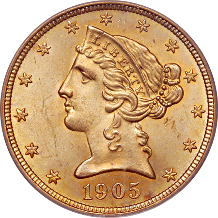 1905 PCGS MS-64.