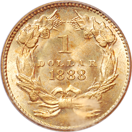 1888 PCGS MS-66.