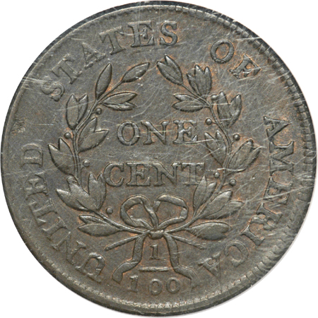 1801 Normal Reverse. NCS XF Details, Obv Scratched.