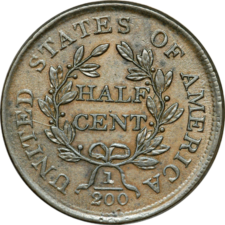 Three 1804 Half Cents.