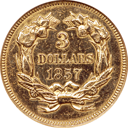 1857 ANACS AU-55 Details, Altered Surfaces.