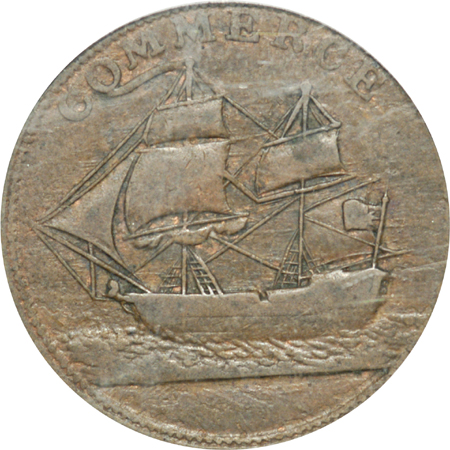 1781 North American Token PCGS VF-30.