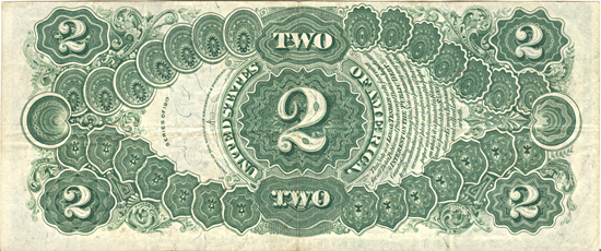 1917 $2.00 Star.  VF.