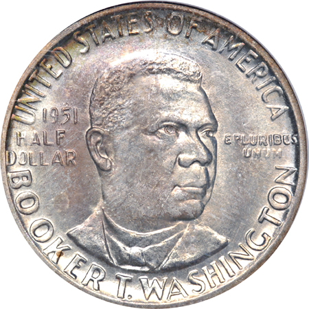 1951-D Booker T. Washington. PCGS MS-66.