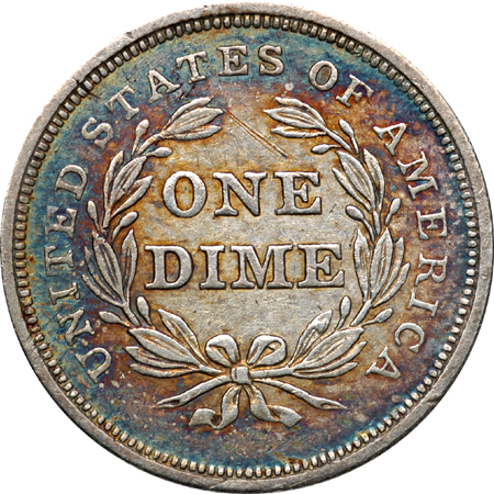 Five Seated Dimes.