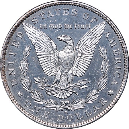 1885-O MS-62 PL and 1876 Seated Dime MS-62.