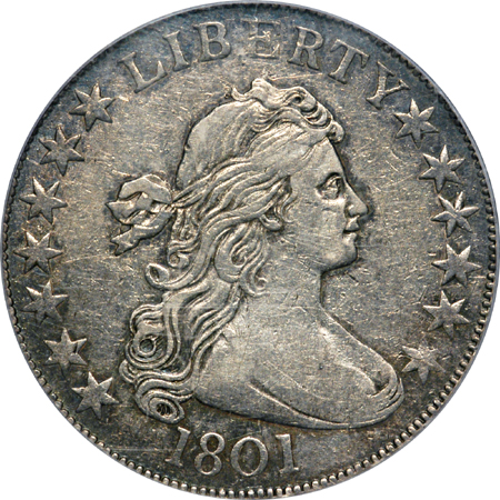 1801 O-101 PCGS XF-45.