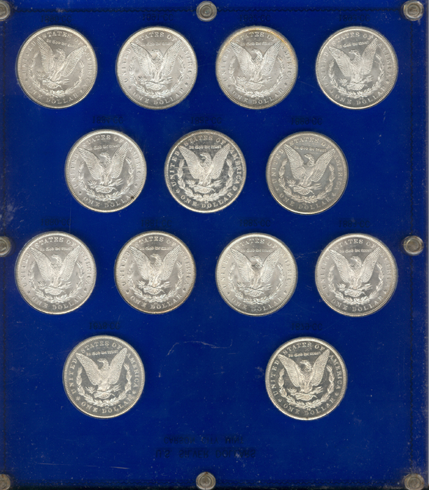 Carson City Morgan Silver Dollar Set.