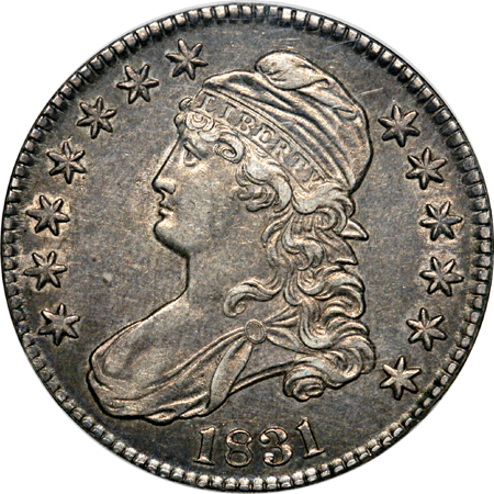 1831 O-101 NGC AU-53.