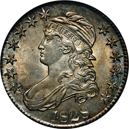 1828 O-102 ANACS AU-58.