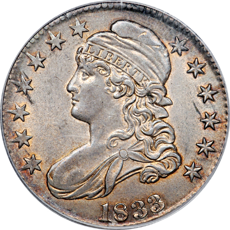 1833 O-107 PCGS AU-55.