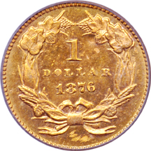 1876 PCGS MS-64.