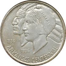 1938-D and 1938-S Arkansas. NGC MS-65.