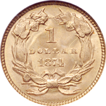 1874 NGC MS-68.