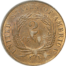 1868 PCGS MS-64BN.