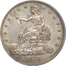 1878-S PCGS AU-53.