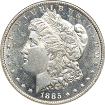 1885-CC ANACS MS-63 Cameo DMPL.