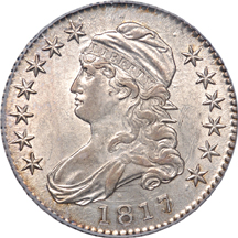 1817/3 O-101a PCGS AU-55.